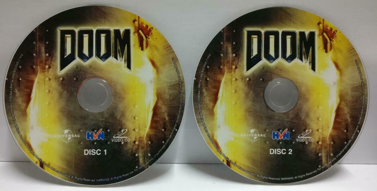 Movie Doom The Rock Karl Urban Rare Singapore Video CD 2x VCD OOP (CDS381)