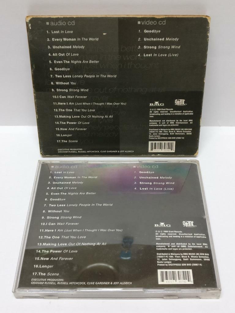LK888 Air Supply 1999 Limited Edition Rare Malaysia CD + VCD (74321) (CD501)