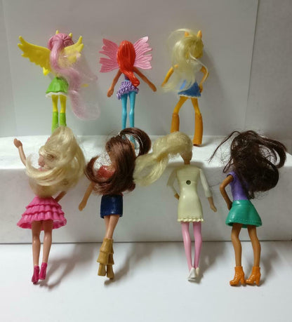 2011 McDonalds Barbie A Fairy Secret Happy Meal Toys x7 Lot F/S (FTY014) *F