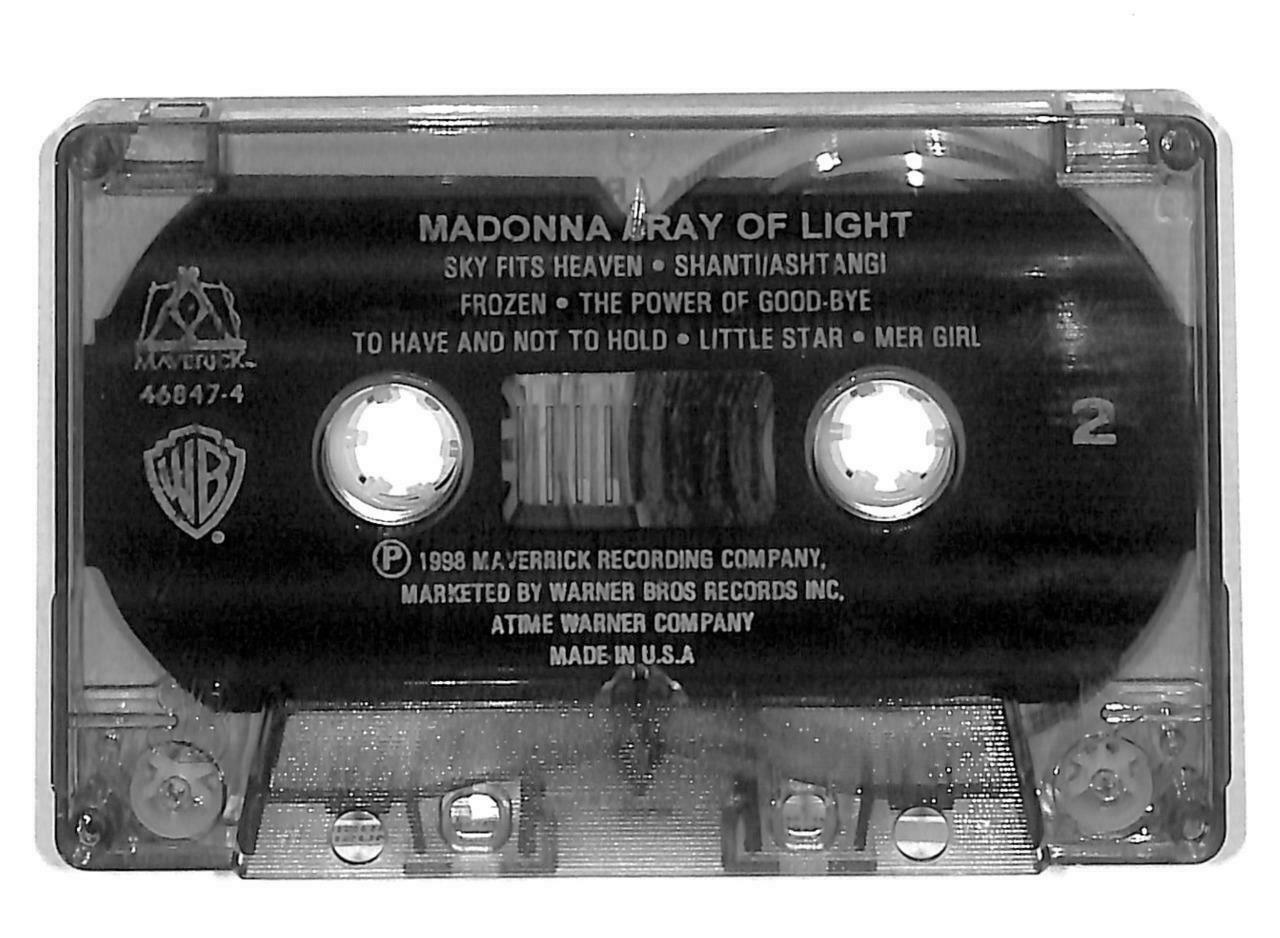 Rare Madonna Ray Of Light 1998 Maverrick Thailand Only English Cassette CT925