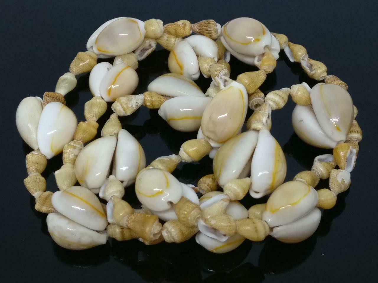 CJ888 Vintage Beautiful Sea Ocean Beach Seashells Shell Ethnic Necklace F/S J563