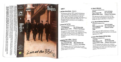 The Beatles Live At The BBC Rare HMV India Calcutta English Cassette x2 CT876