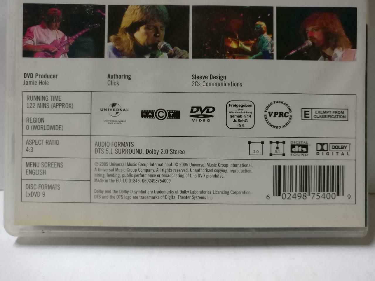 BJH Barclay James Harvest Glasnost Live 2005 EU DVD (CD892)