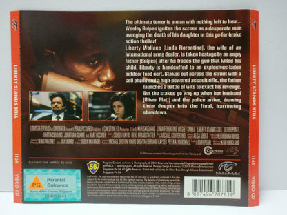 Thriller Movie Liberty Stands Still Wesley Snipes Singapore Video 2x VCD CDS562