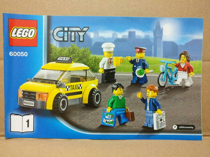 LEGO No. 60050 (1) City Taxi Manual Instructions Catalog Booklet (LG019)