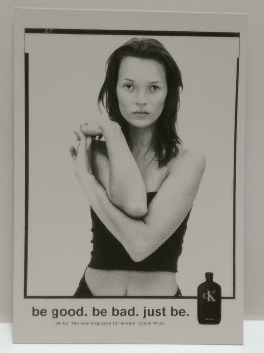 LUCKYPIGEON888 CK Calvin Klein Perfume Kate Moss Ad Singapore Postcard (E0149)