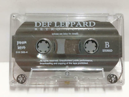 Def Leppard Retro Active 1993 Mega Rare Malaysia English Cassette CT542
