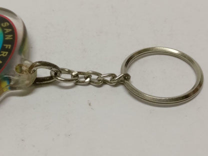 LP888 Vintage San Francisco California Golden Gate Bridge Keychain Keyring F/S (B814)