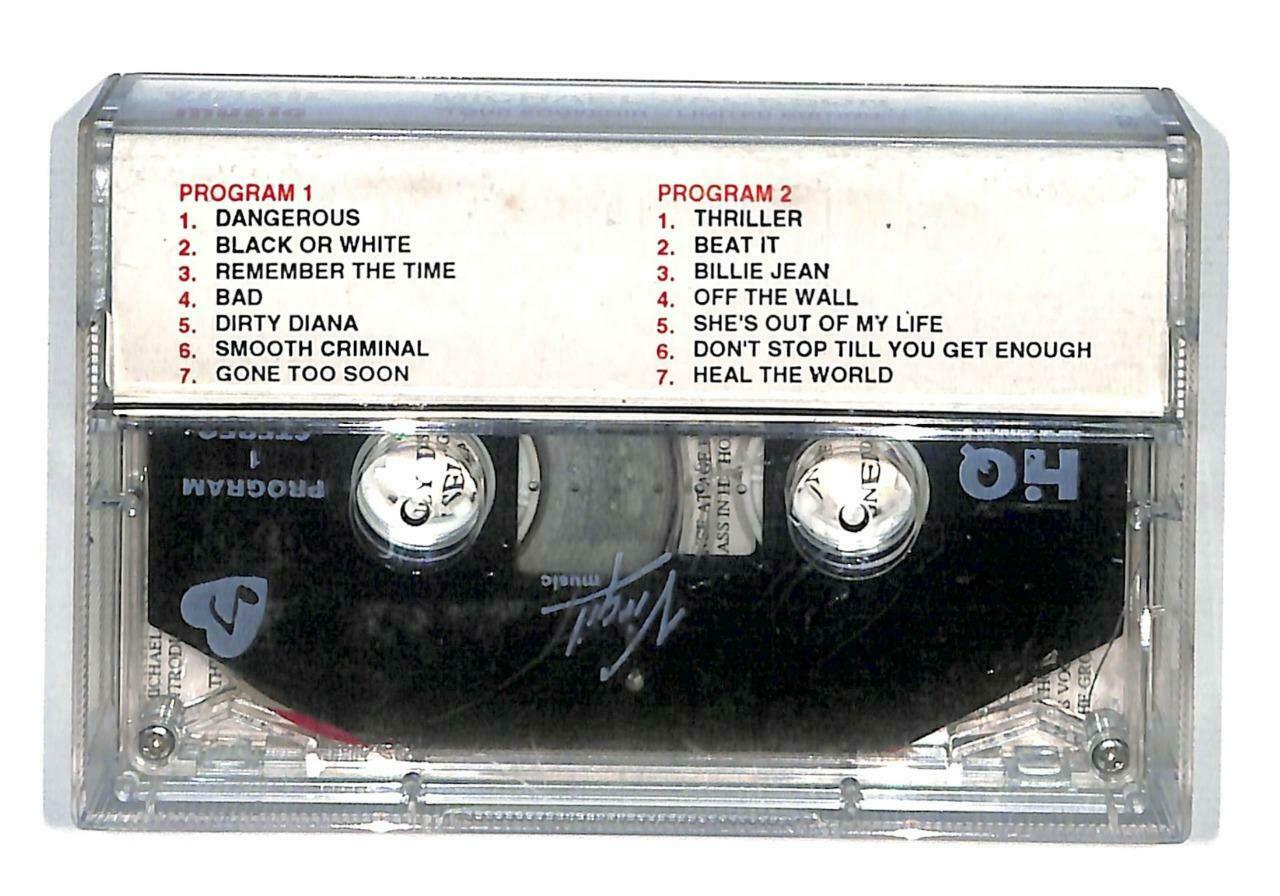 Rare Michael Jackson Tour Souvenir Limited Edition Singapore Cassette CT908