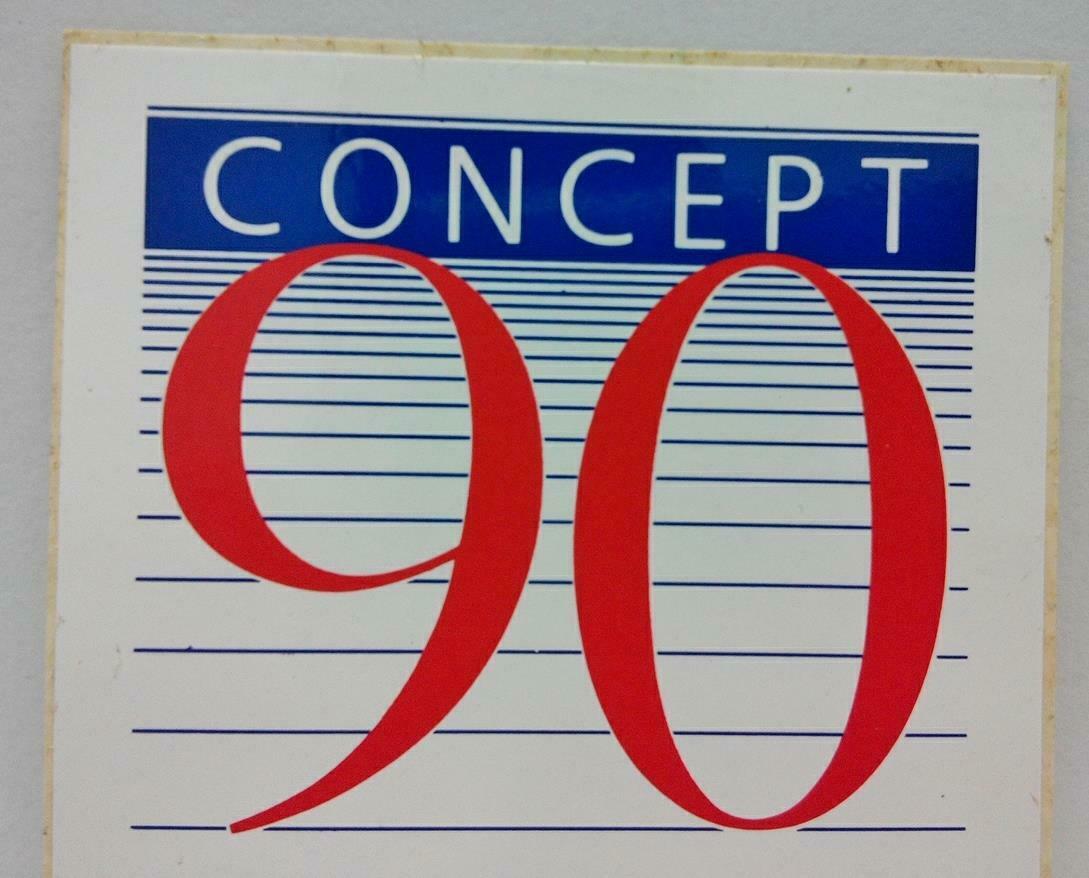 Vintage 80’s Sticker Concept 90 Flight Stimulators 1990s Airlines F/S  A775