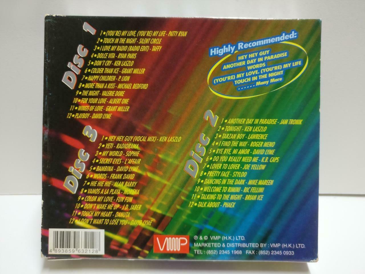 One Night In Hollywood East Dance Italo Disco Eurobeat Hong Kong 3X CD CD1168 F