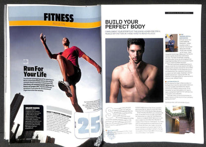 Singapore Men's Health Magazine Beefcake Macho Tattoo MMA Coner McGregor M058