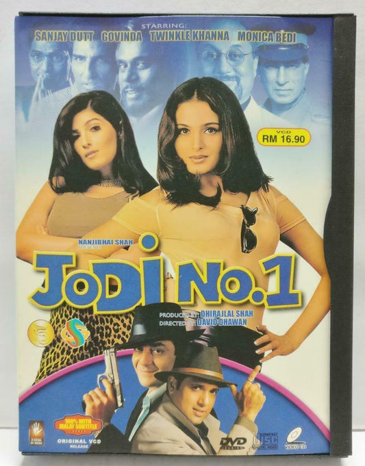 India Bollywood Hindi Movie Jodi No.1 Sanjay Dutt Malaysia Video CD 3x VCD CD999