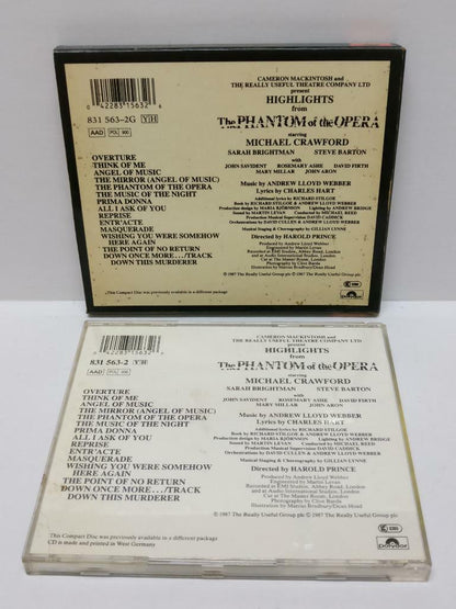 LK888 Singapore Highlights The Phantom Of The Opera Rare Japan CD (831) (CD563)