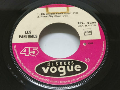 Les Fantomes Les Yeux Noirs 1964 Rare France English 7" EP SP (EP104)