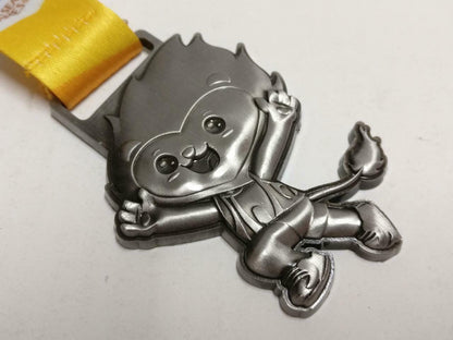 Singapore 28th Olympic SEA Games 2015 Nila Run Mascot Medal Yellow Ribbon C084