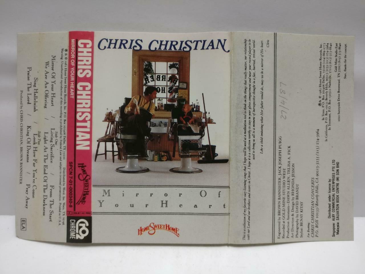 Chris Christian Worship Jesus God Songs 1985 Singapore English Cassette CT558