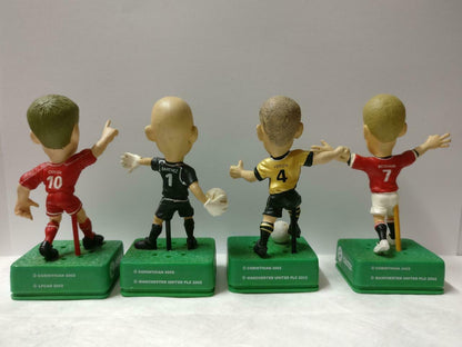 CALTEX Manchester United David Beckham Michael Owen Figure x4 Lot F/S FTY003 *F