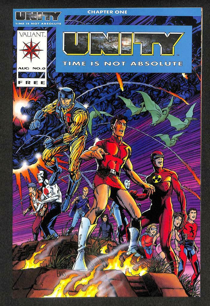 Valiant UNITY Time Is Not Absolute August Animation Cartoon Comic Book (A1740)