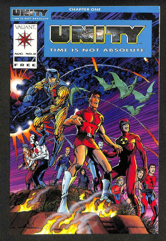 Valiant UNITY Time Is Not Absolute August Animation Cartoon Comic Book (A1740)