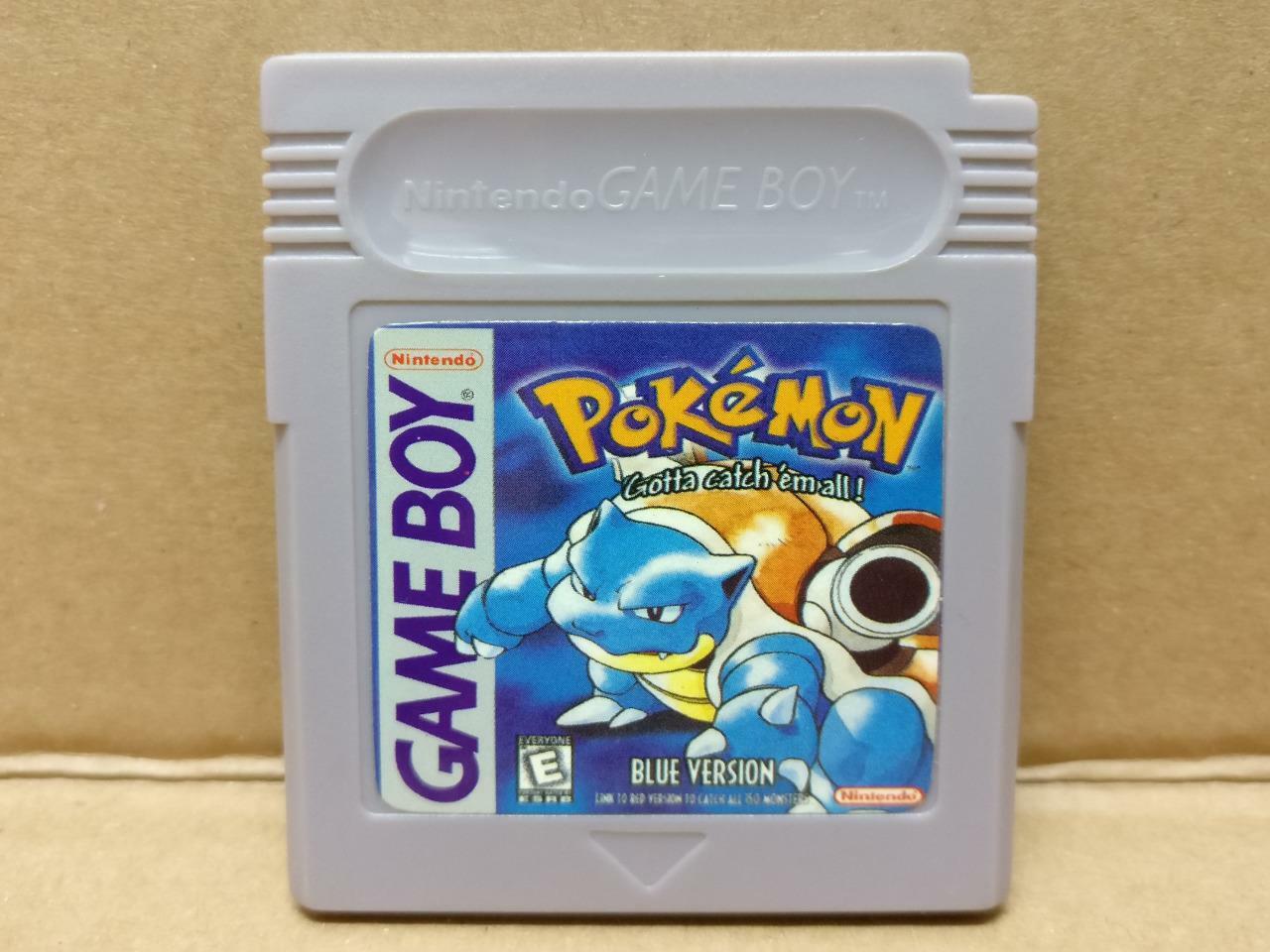 Nintendo Game Boy Pokemon Blue Version Japan Game Cartridge (A1942)