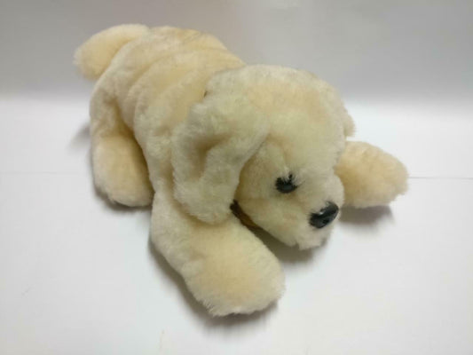 SCOTT Cute White Furry Fluffy Dog Puppy Plush Soft Toy F/S (PTY052)