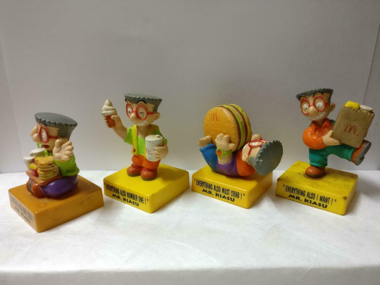 Singapore McDonalds Mr. Kiasu Burger Fries Figure Toys x7 Lot F/S (FTY015) *30