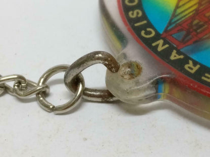 LP888 Vintage San Francisco California Golden Gate Bridge Keychain Keyring F/S (B814)