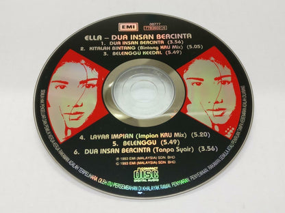 Malaysia Rare Malay Diva Ella Dua Insan Bercinta 1993 Malaysia EMI Melayu CD (CD686)