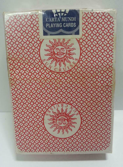 Rare Sealed Sun Cruises Carta Mundi Playing Cards Souvenir (A1112)