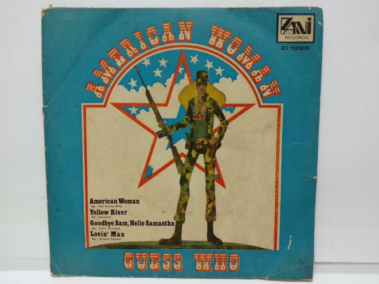 Rare The Guess Who American Women Unique Cover Zani Label Singapore 7" EP EP018