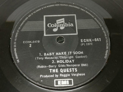 Rare Singapore The Quests Band Sugar Sugar Jeff Holiday Barry Ribb 7" EP (EP202)