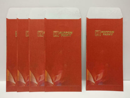 Nippon Paint Chinese New Year Red Packet Money Paper Envelope x Lot of 5 (P1001)