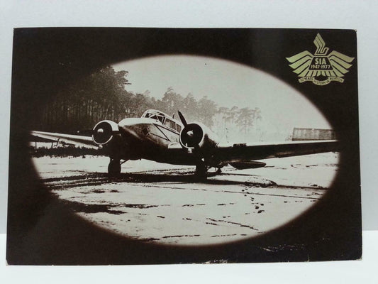 Singapore Airlines SIA 1947-1977 30 Years History In Aviation Postcard (AC083)