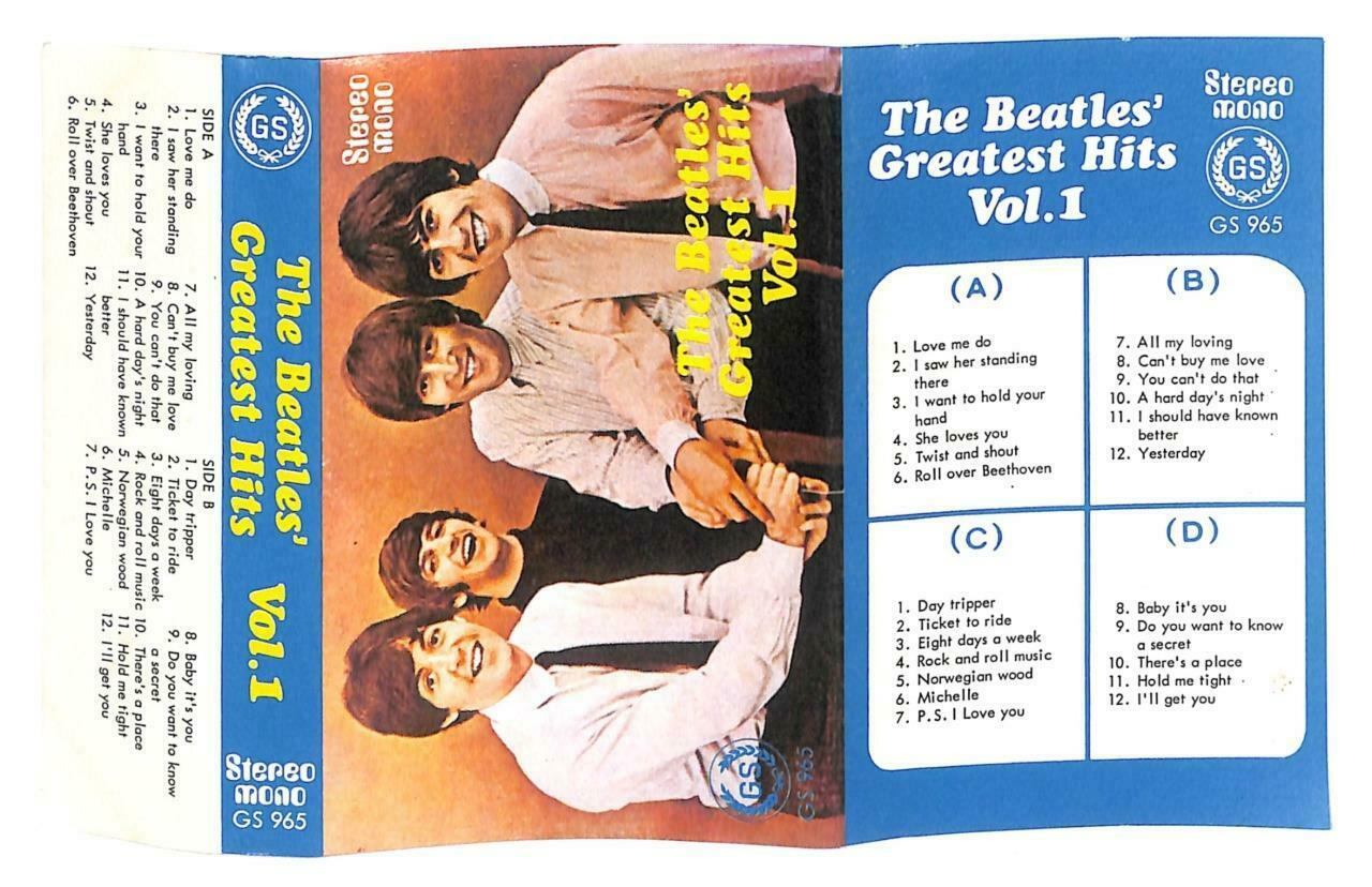 Rare The Beatles Greatest Hits Vol.1 Love Me Do Singapore English Cassette CT961