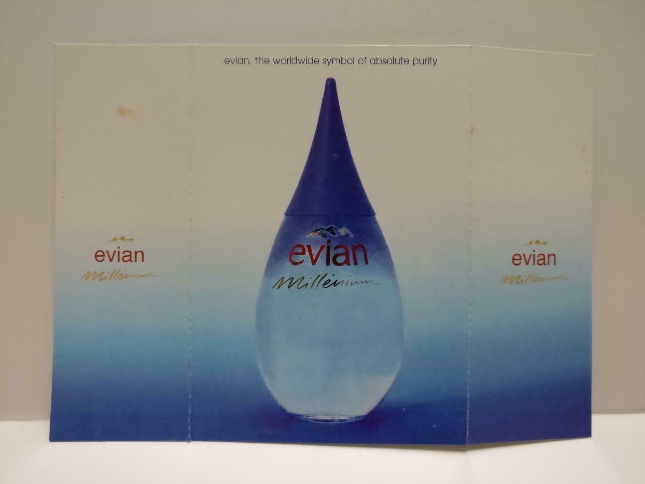 LUCKYPIGEON888 Evian Mineral Water Glass Bottle Ad Postcard Lot Of 3 (E0478)