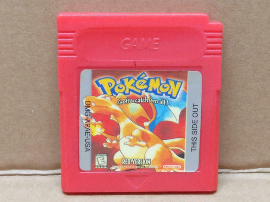 Nintendo Game Boy Pokemon Red Version Japan 1998 DMG-APAE-USA Cartridge (A1926)
