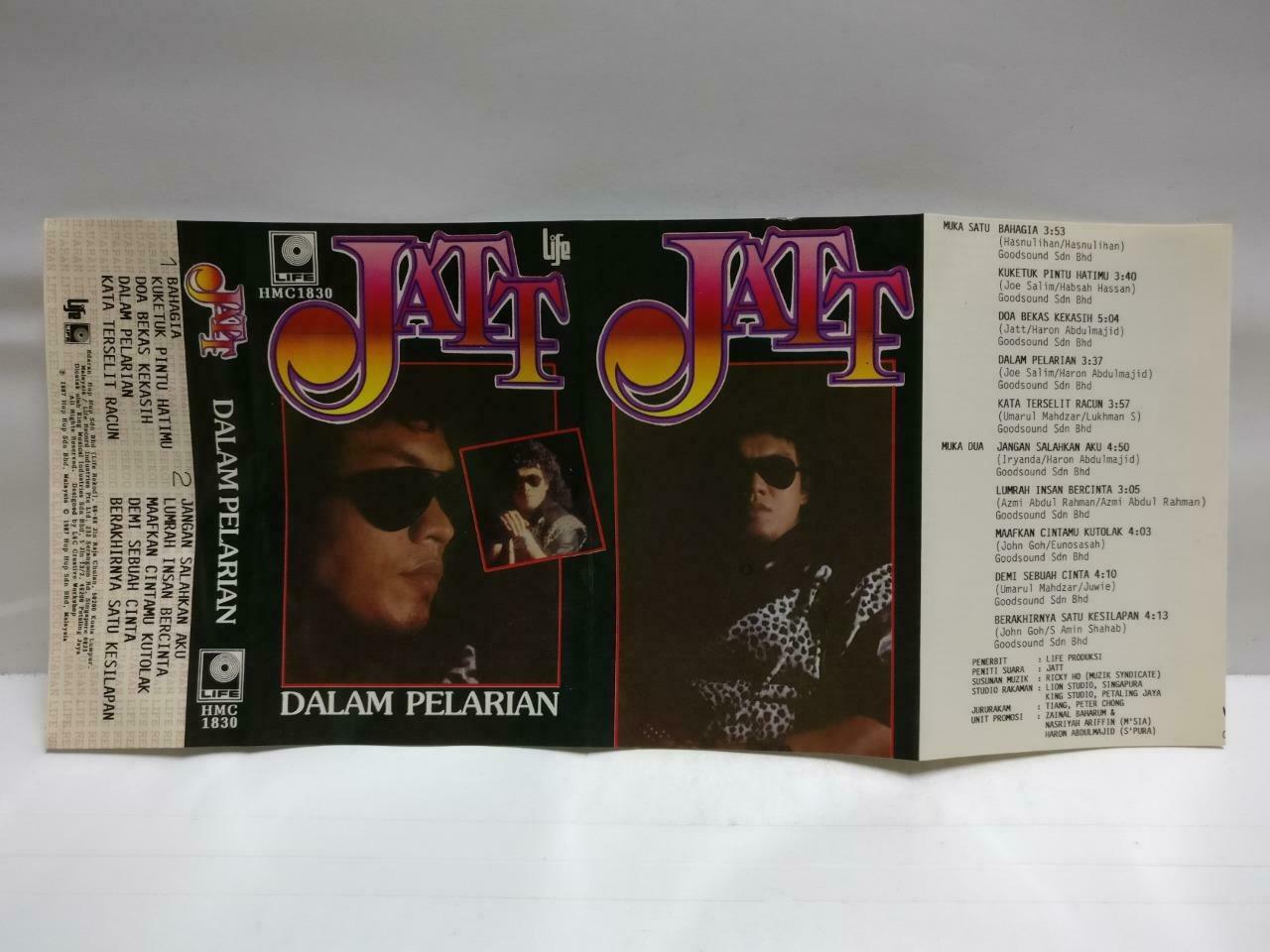 Malay Rock Jatt Dalam Pelarian 1987 Rare Life Malaysia Melayu Cassette CT729