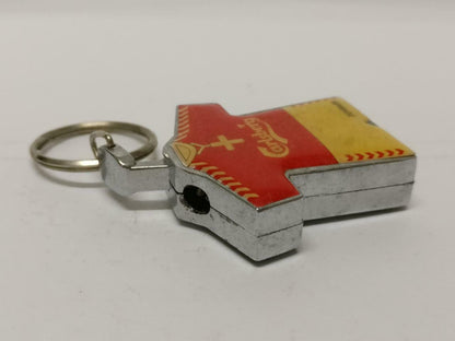 LP888 Vintage Euro 2004 Soccer Portugal Carlsberg Lighter Keychain Keyring F/S (B655)