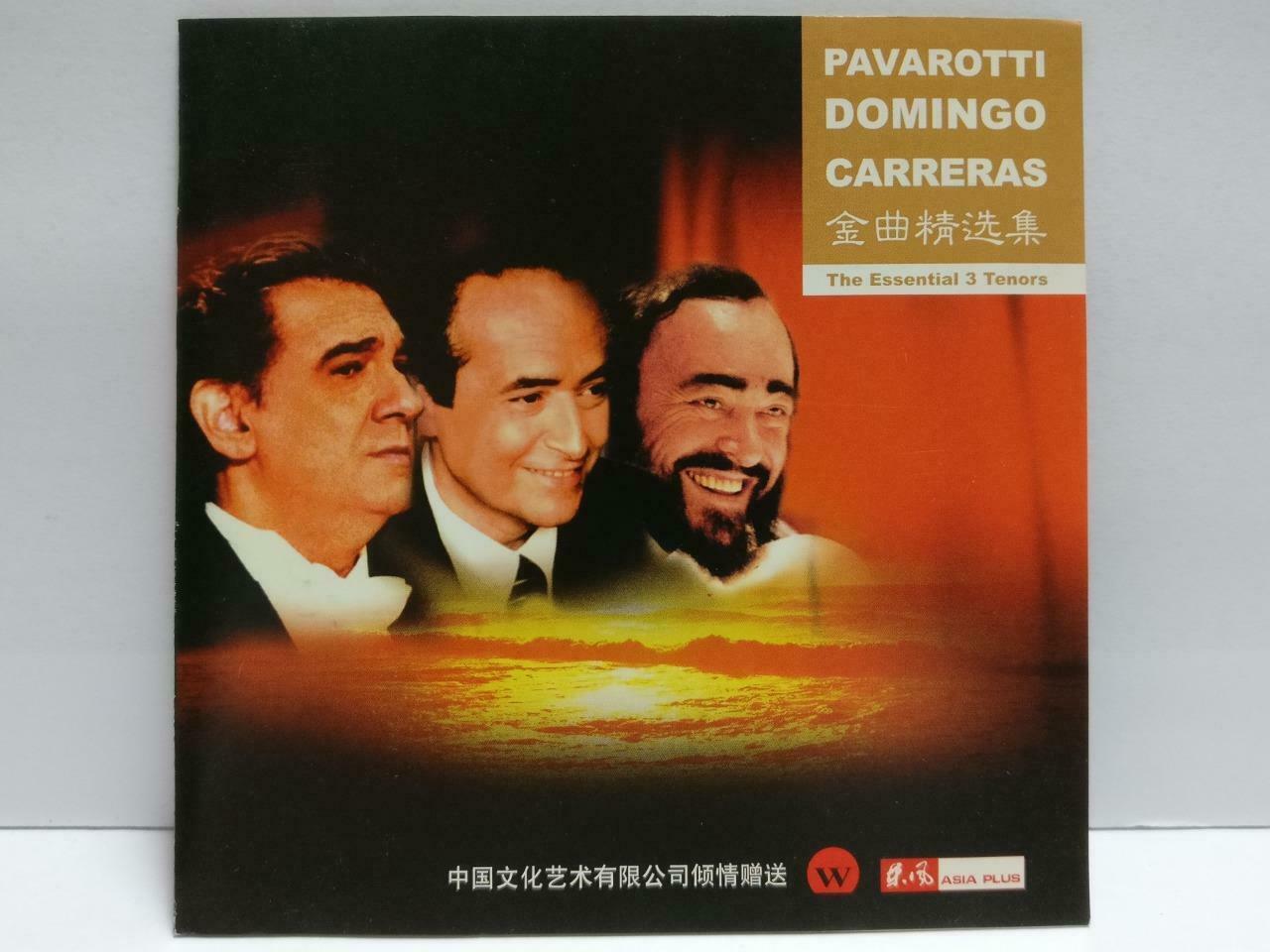 Pavarotti Domingo Carreras The Essential 3 Tenors Rare China Promo CD (CDS313)