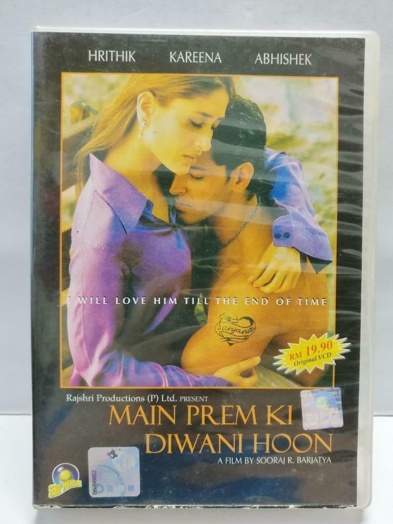 India Bollywood Hindi Movie Main Prem Ki Diwani Abhishek Malaysia 3x VCD CD992