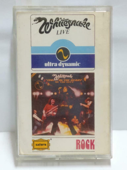 White Snake Live Rock 1981 Mega Rare Singapore English Cassette CT472