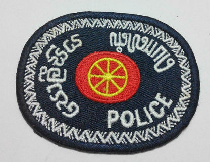 Embroidered Thailand Police Sew On Patch (A975)
