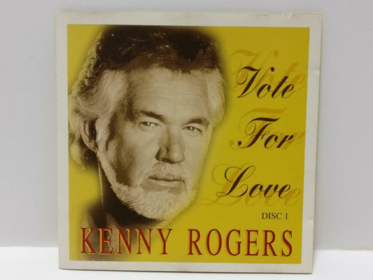 Kenny Rogers Vote For Love 1997 Mega Rare Rock Record Singapore CD CDS487