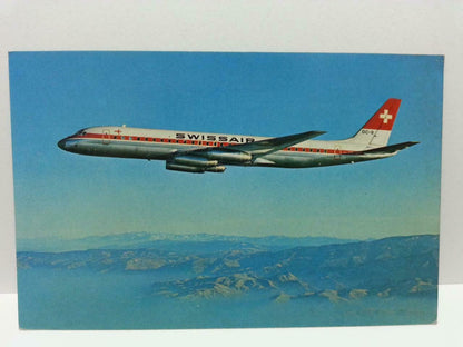 Switzerland Swiss Airlines Postcard Printed In Switzerland (AC082)