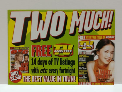 LUCKYPIGEON888 Actress Zoe Tay Gwyneth Paltrow Singapore Advert Postcard (E0224)