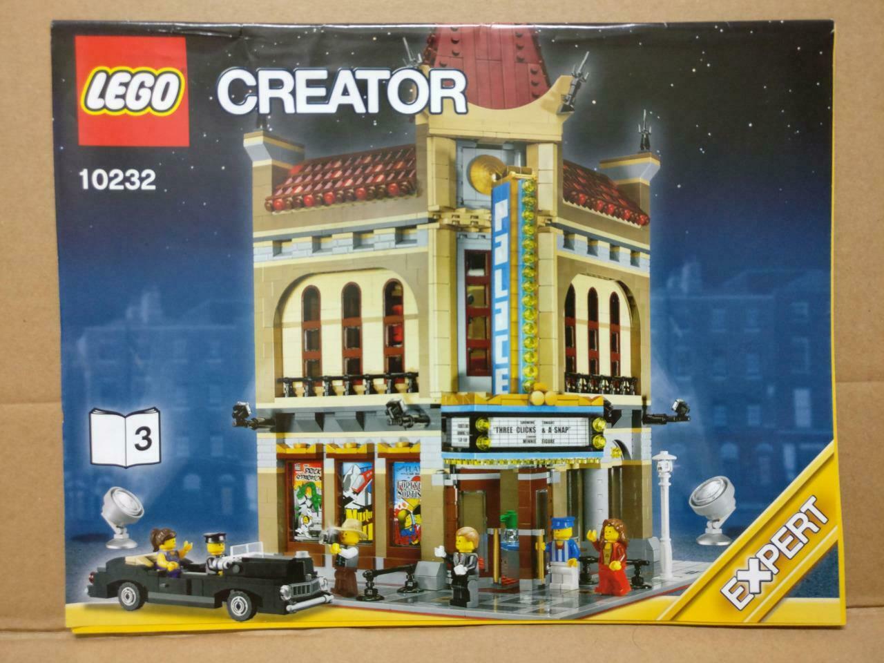 LEGO No. 10232 (3) Expert Manual Instructions Catalog Booklet (LG057)