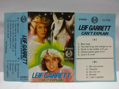 Leif Garrett Can't Explain Rare Singapore English Cassette CT566