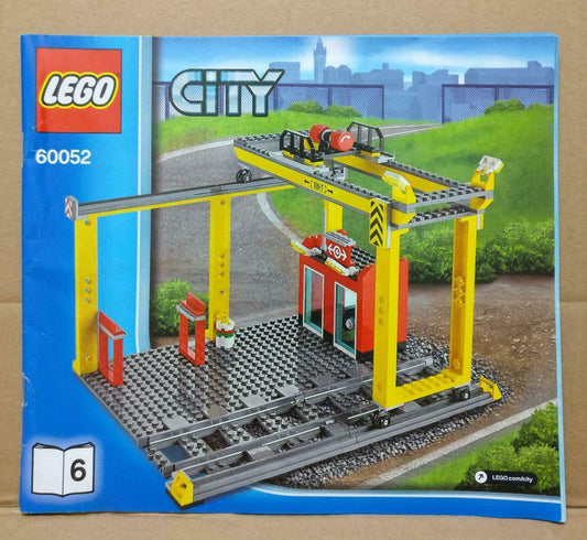 LEGO No. 60052 (6) City Manual Instructions Catalog Booklet (LG045)