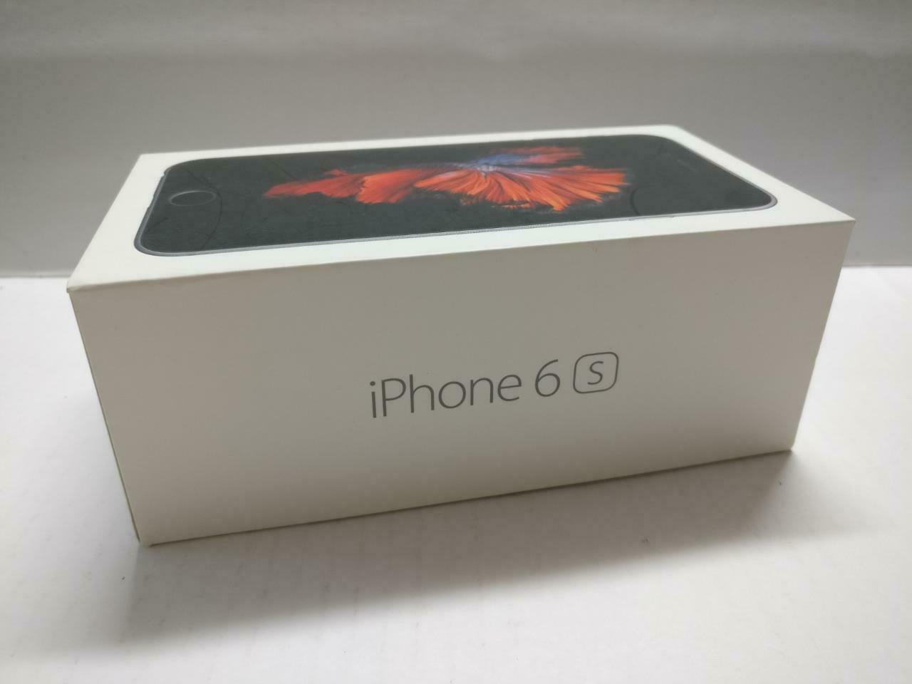 Apple iPhone 6S 64GB With Info Papers & Sticker White Empty Box Only (BX048)